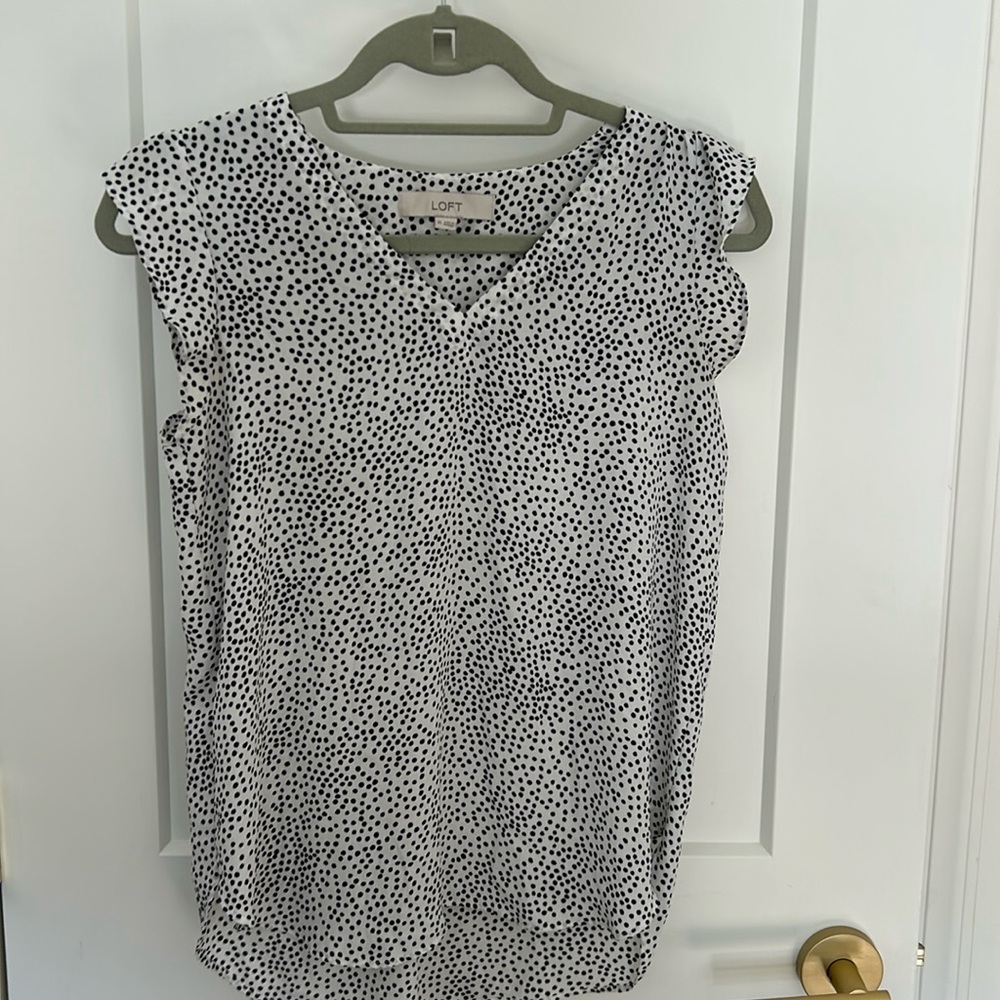 Loft Polka Dot Blouse